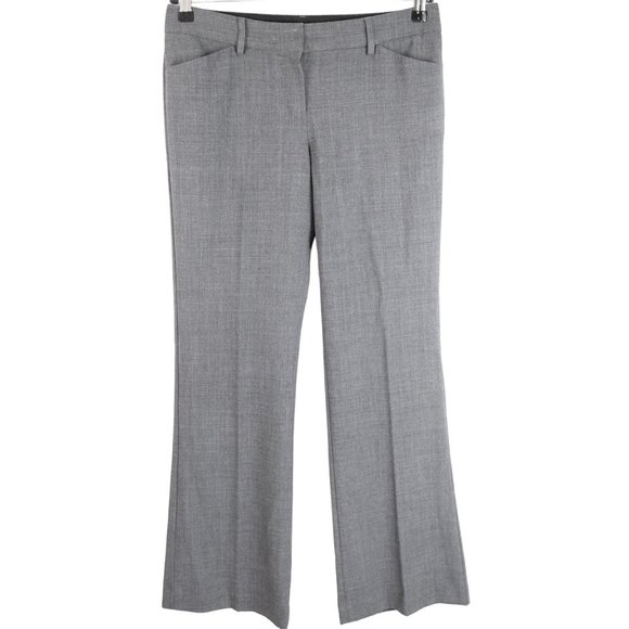 Express Design Studio Womens Gray Editor Career Dress Wide Leg Pants 6 - Picture 1 of 12